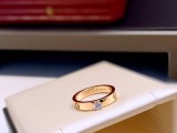 Cartier LOVE Screw Ping Narrow Solitaire Ring