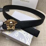 New Versace Men's Fashion Calfskin Belt