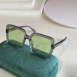 Gucci Simple Monochrome Square Sunglasses Size：60口14-145