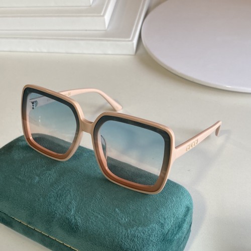Gucci Simple Monochrome Square Sunglasses Size：60口14-145