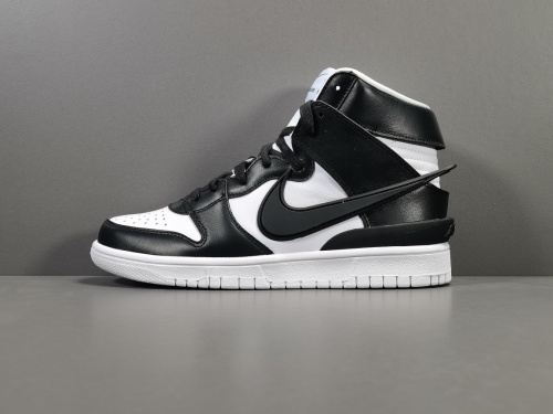 Nike Men Women shoes Dunk High ＂Black White'' 313170-342