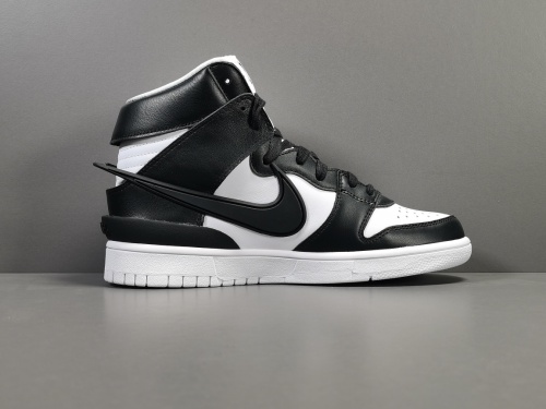 Nike Men Women shoes Dunk High ＂Black White'' 313170-342