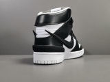 Nike Men Women shoes Dunk High ＂Black White'' 313170-342
