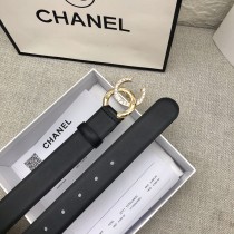 Fashion Chanel Women's Inlaid Diamond Belt 3.0CM
