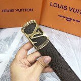 New Fashion LV Louis Vuitton Unisex Belt 4.0CM