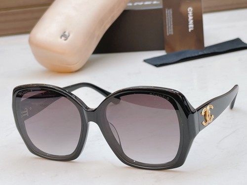 Chanel Anti-UV Large Frame Glasses Size:55口15-145
