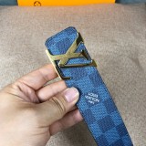 New Fashion LV Louis Vuitton Men's Belt 4.0CM