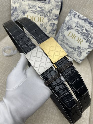 New Dior Men's Fashion Classic Belt 3.5CM