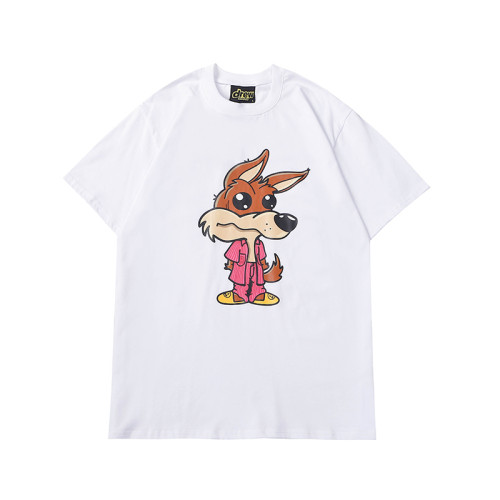 New Drew Cartoon Fox Fashion Casual Short Sleeve T-shirt
