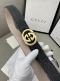 New Gucci Unisex Classic Fashion Belt 3.5CM