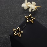 Dior Alphabet Star Earrings