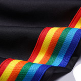 New Palm Angels Unisex Casual Sports Shorts Fashion Multicolor Drawstring Shorts