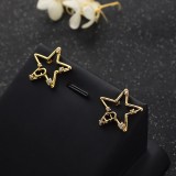 Dior Alphabet Star Earrings