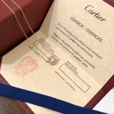 Cartier Simple Round Diamond Necklace