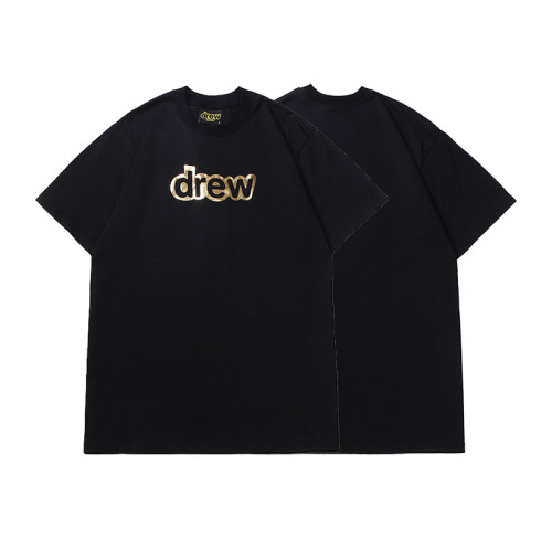 New Drew Stamping Letters Unisex Short Sleeve T-shirt
