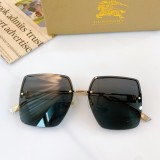 Burberry All-match Oversized Sunglasses Size: 60-18-145