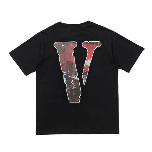 New VLONE X SMOKE Men Women Fashion Short Sleeve T-shirt