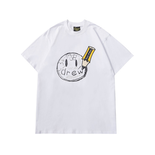 New Drew Men Women Fashion Cotton Casual Short Sleeve T-shirt