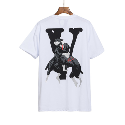 New VLONE X CITY MORGUE Men Women Fashion Short Sleeve T-shirt