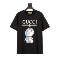 Gucci Logo Doraemon Print Short Sleeve T-Shirt