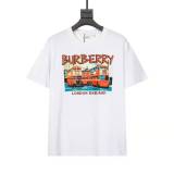 New Burberry City Bus Print Casual Short Sleeve T-shirt