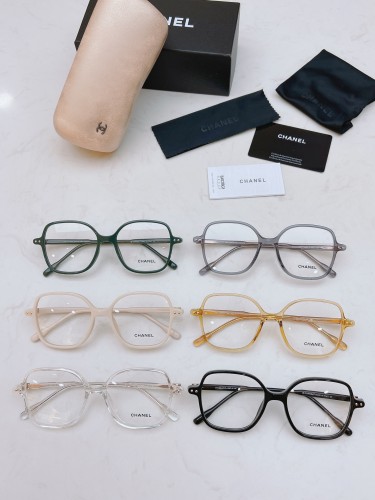 Chanel Simple Glasses Sunglasses Size:53口18-146