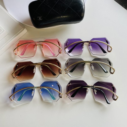 Chanel Fashion Diamond Sunglasses CH5680-H Sizes:64口18-145