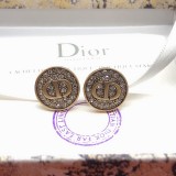 Dior New Logo Full Diamond Earrings