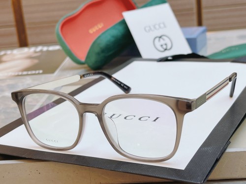 Gucci Square Myopia Glasses For Myopia Lenses Size:52口18-145