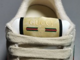 GUCCI Dirty Shoes Gucci Screener Series GG Enamel Distressed Casual Shoes