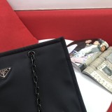 Prada Used Nylon Chain Bag Shopping Bag Size: 36-27-16.5cm