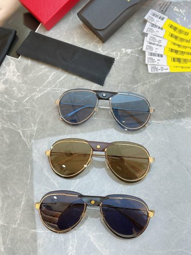 Cartier Flying Toad Frame Sunglasses Size: 60 口 14-140