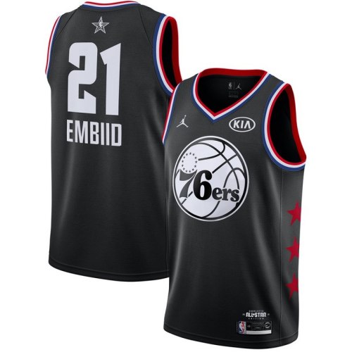 New NBA All Star Game 76ers Joel Embiid No. 21 Jersey