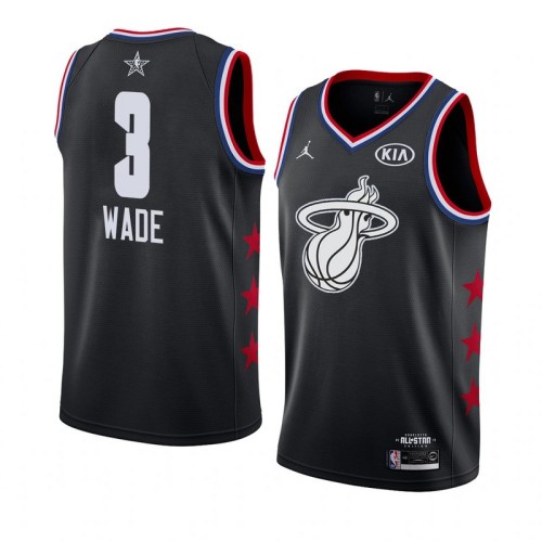 New NBA All Star Game Heat Team Dwyane Wade No. 3 Jersey