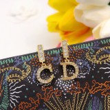 Dior New CD Letter Diamond Earrings