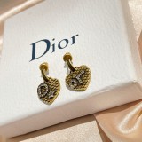 New Dior Earrings Letter AB Asymmetrical Earrings