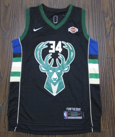 New NBA Bucks Antetokounmpo No. 34 Jersey