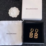 Balenciaga New Vintage Gold Stud Earrings