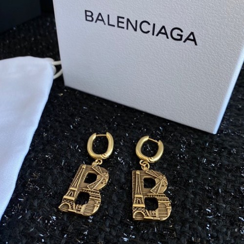 Balenciaga New Vintage Gold Stud Earrings
