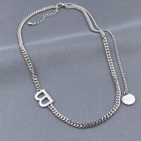 Balenciaga Shell B-line Necklace
