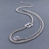 Balenciaga Shell B-line Necklace
