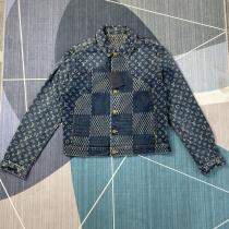 New Louis Vuitton X Nigo Fashion Retro Denim Jacket