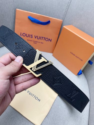 New Louis Vuitton Men Women Fashion Classic Belt 4.0CM