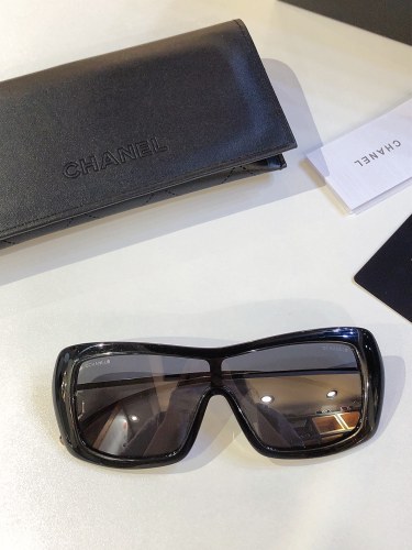 Chanel Large Frame Goggles Sunglasses