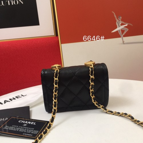 Chanel New Button Handbag Chain Messenger Bag
