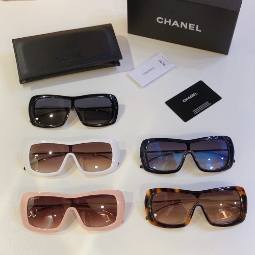 Chanel Large Frame Goggles Sunglasses