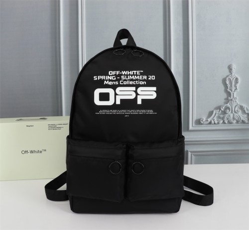 Off White Fashion Letter Backpack Hot