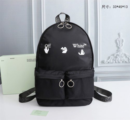 Off White Logo Fashion Backpack Sizes: 30×46×13cm