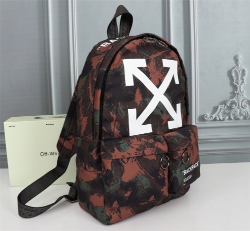New Off White Fashion Camouflage Backpack Sizes:30×46×13 cm