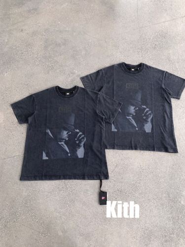 KITH Cotton Loose Box Logo Short Sleeve T-Shirt Black